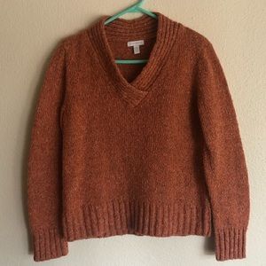 Charter Club Cozy Orange Sweater